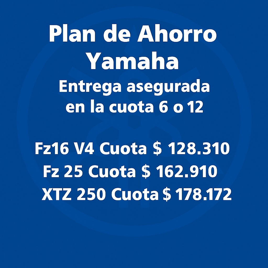 Yamaha Plan de Ahorro